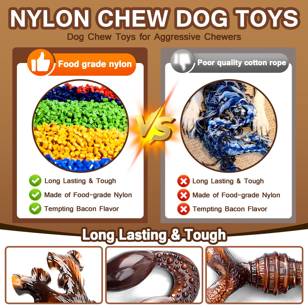 TonyEst four shapes design keeps boredom at bay and engages dogs.