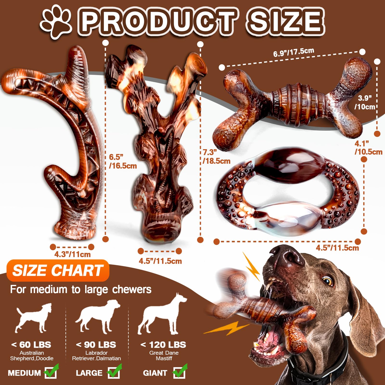 TonyEst suitable for medium and large dogs 60-120lbs.