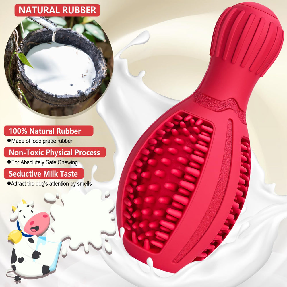 TonyEst rubber dental-design toy helps clean teeth during chewing