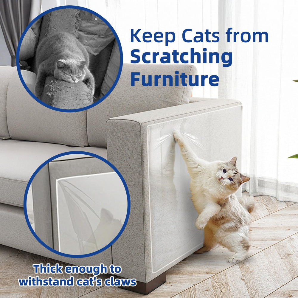 TOOSOFt cat scratch protector clear curved surface guards against claws