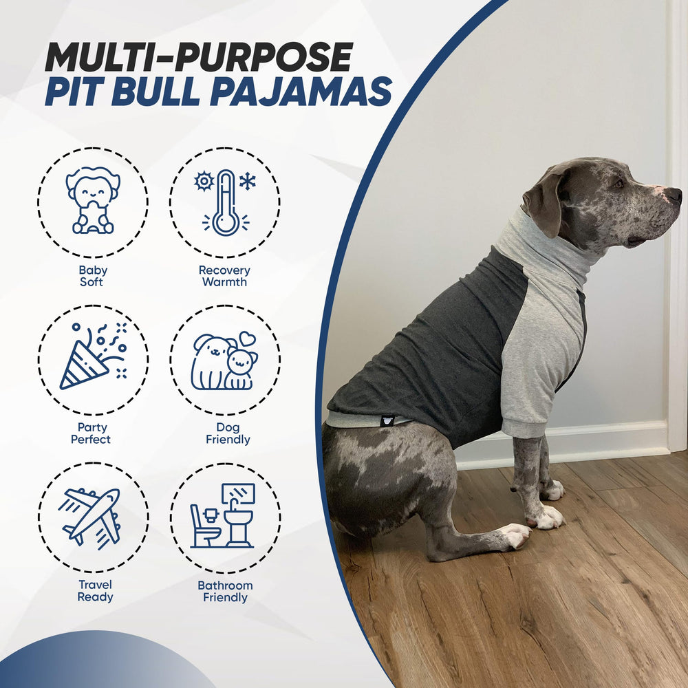 Tooth & Honey large dog pullover shirt XL fit demonstrates chest sizing.
