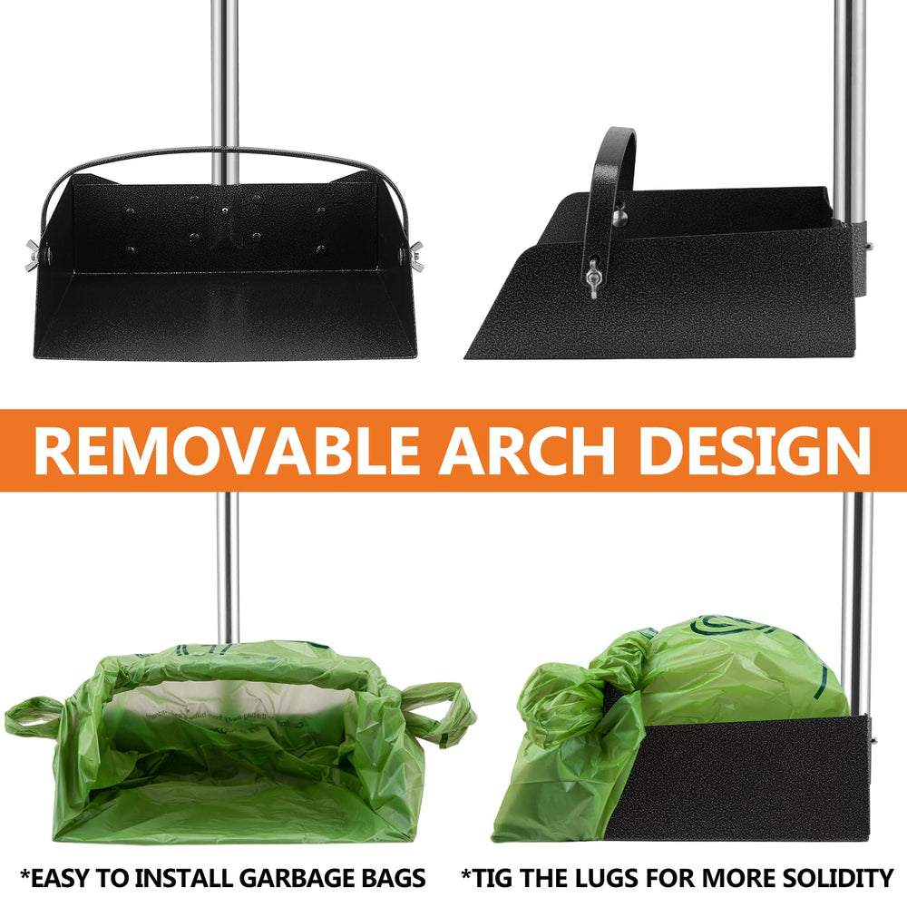 Toozey bag-holder arch design keeps bags clean and easy to swap.