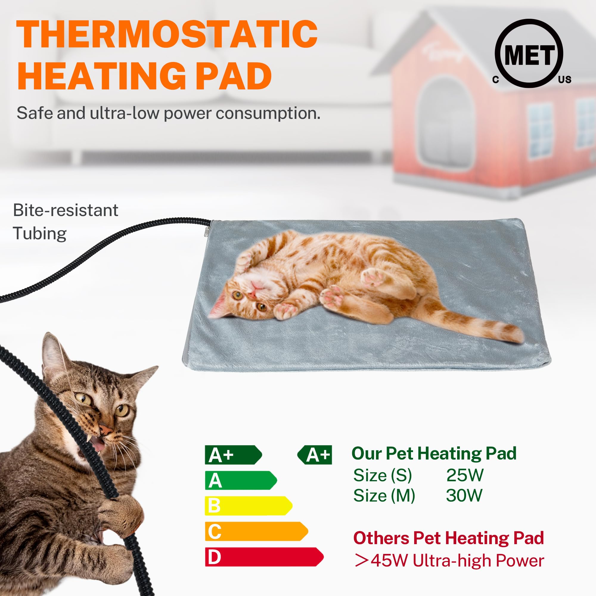 Toozey-cat-house-remove-lamb-wool-inner-pad facilitates seasonal cleaning and care.