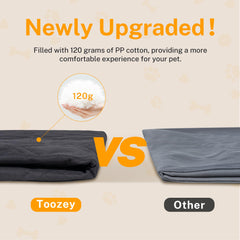 Toozey dog seat cover waterproof 600D oxford shields interior from accidents and messes.