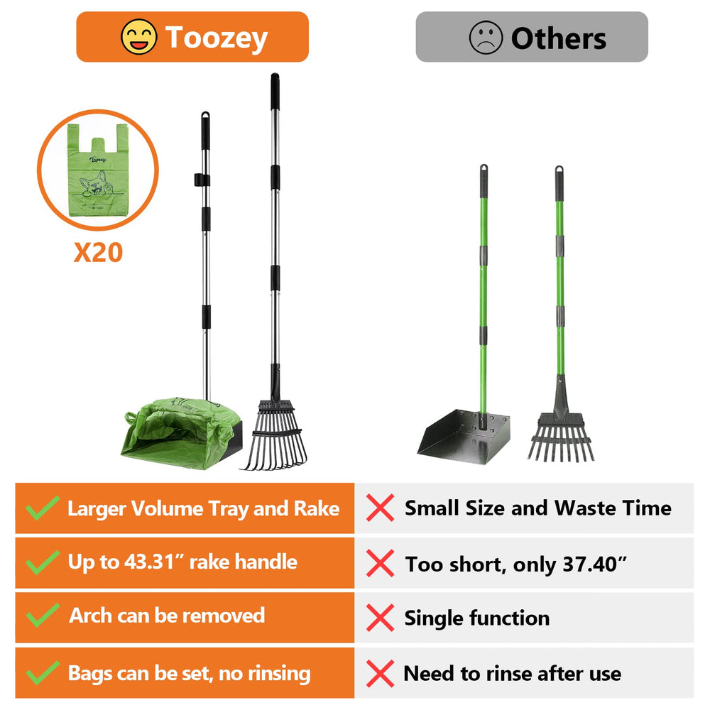 Toozey rust-proof metal construction stands up to year-round outdoor use.