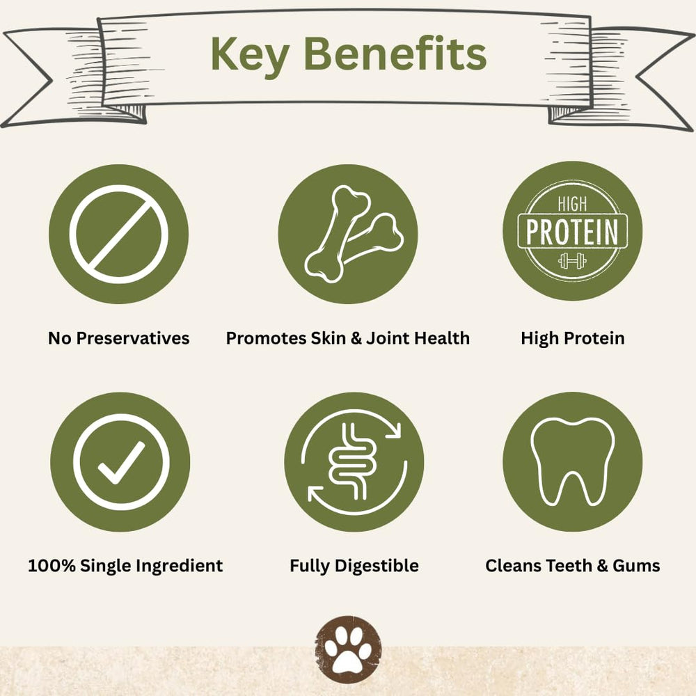 Top Dog Chews Dehydrated Chicken Feet crunchy texture closeup emphasizes digestible snack