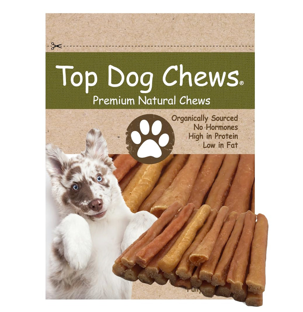 Top Dog Chews Turkey Tendon Round Soft USA: gentle chew for dogs of all sizes