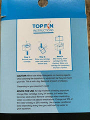 Top Fin BFS desktop-compatible cartridge pack for easy replacement and clean water.