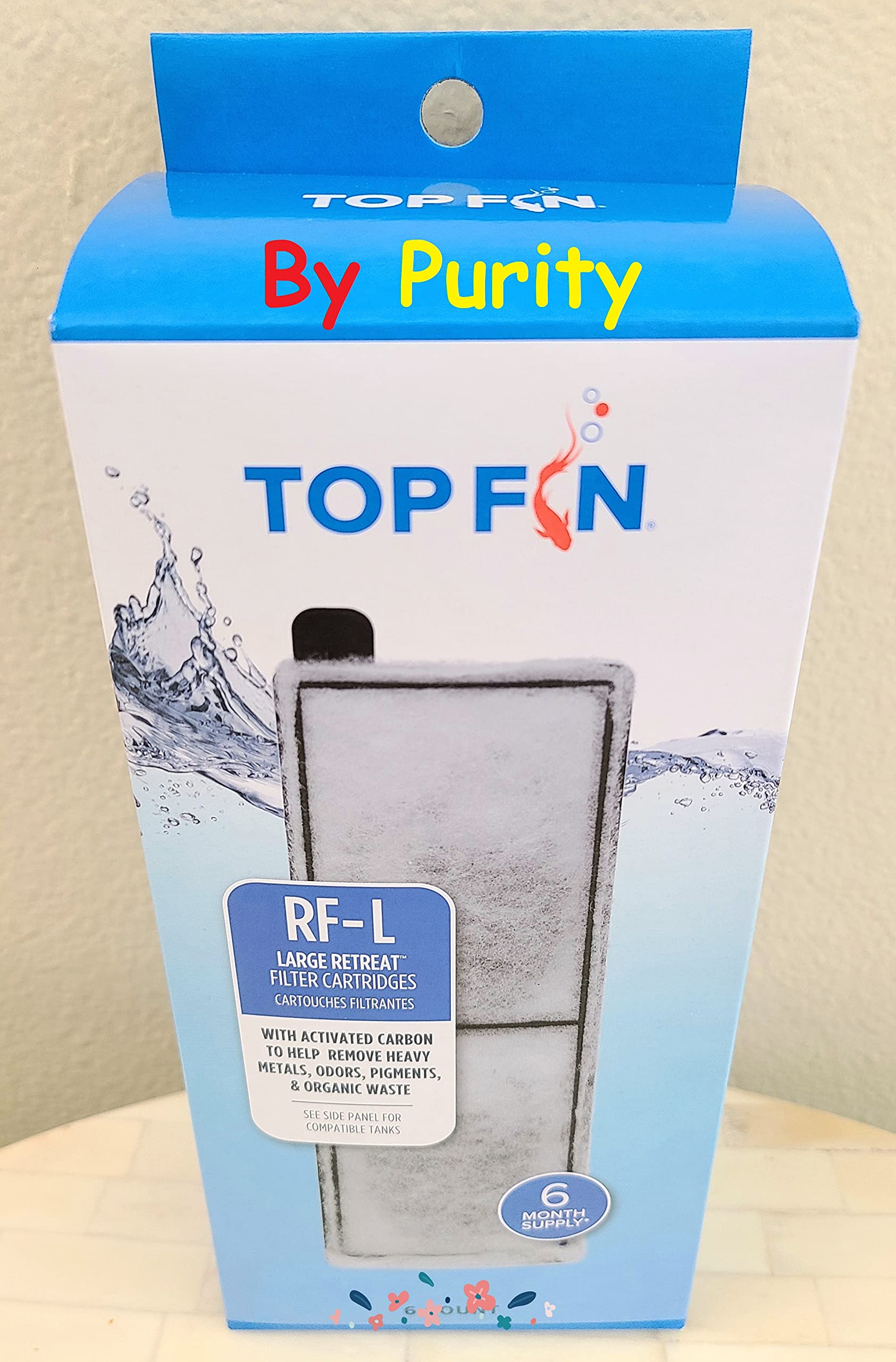 Top Fin Retreat Large RF-L replacement-filter ready for seamless swaps