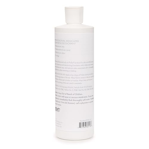 Top Performance ProEar ear-drops-application depicts medicated formula for ear cleaning
