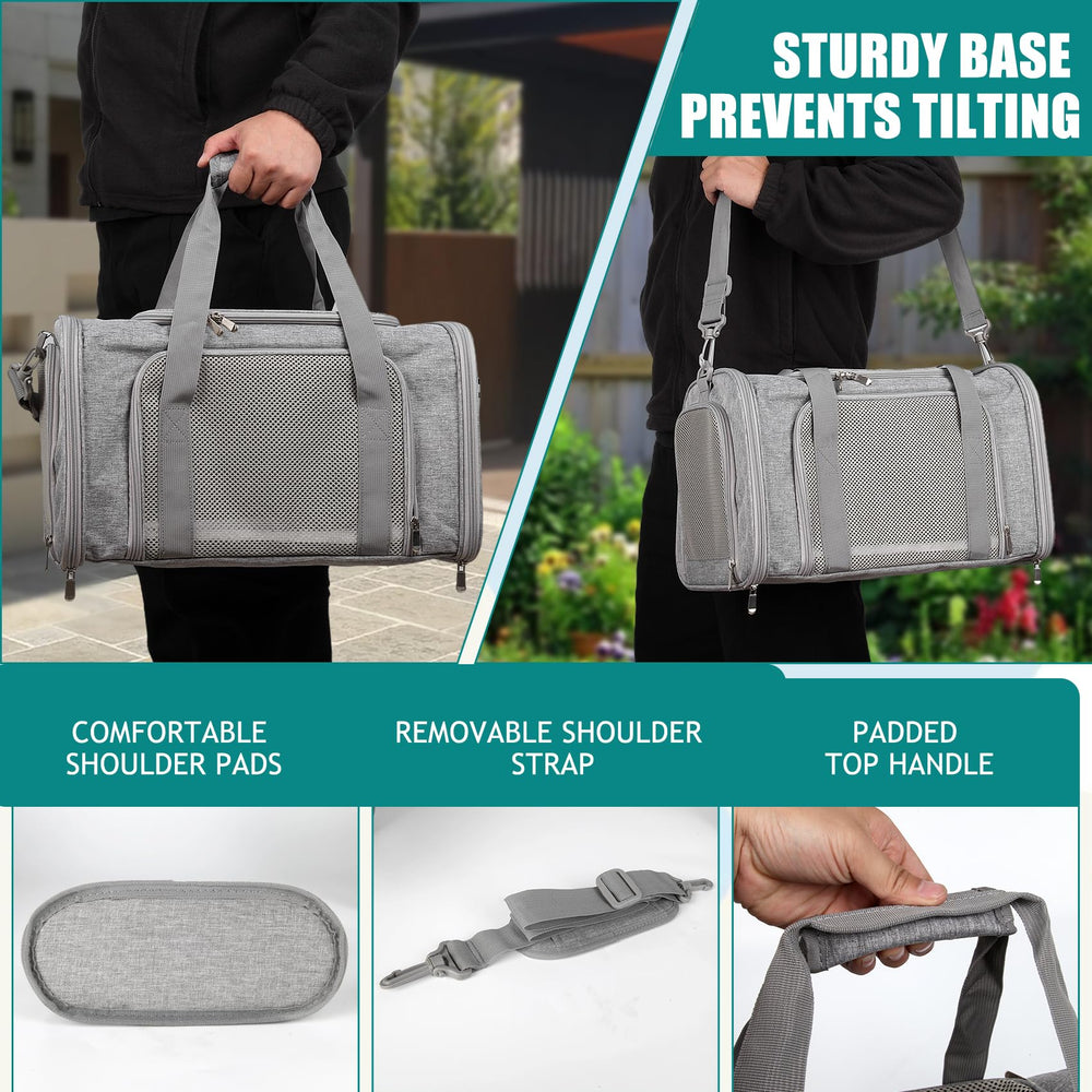 Top tasta secure zip prevents pet escape while traveling