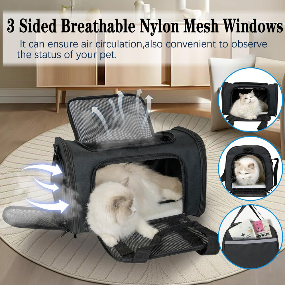 Top tasta carrier soft-sided design offers lightweight comfort on the go.