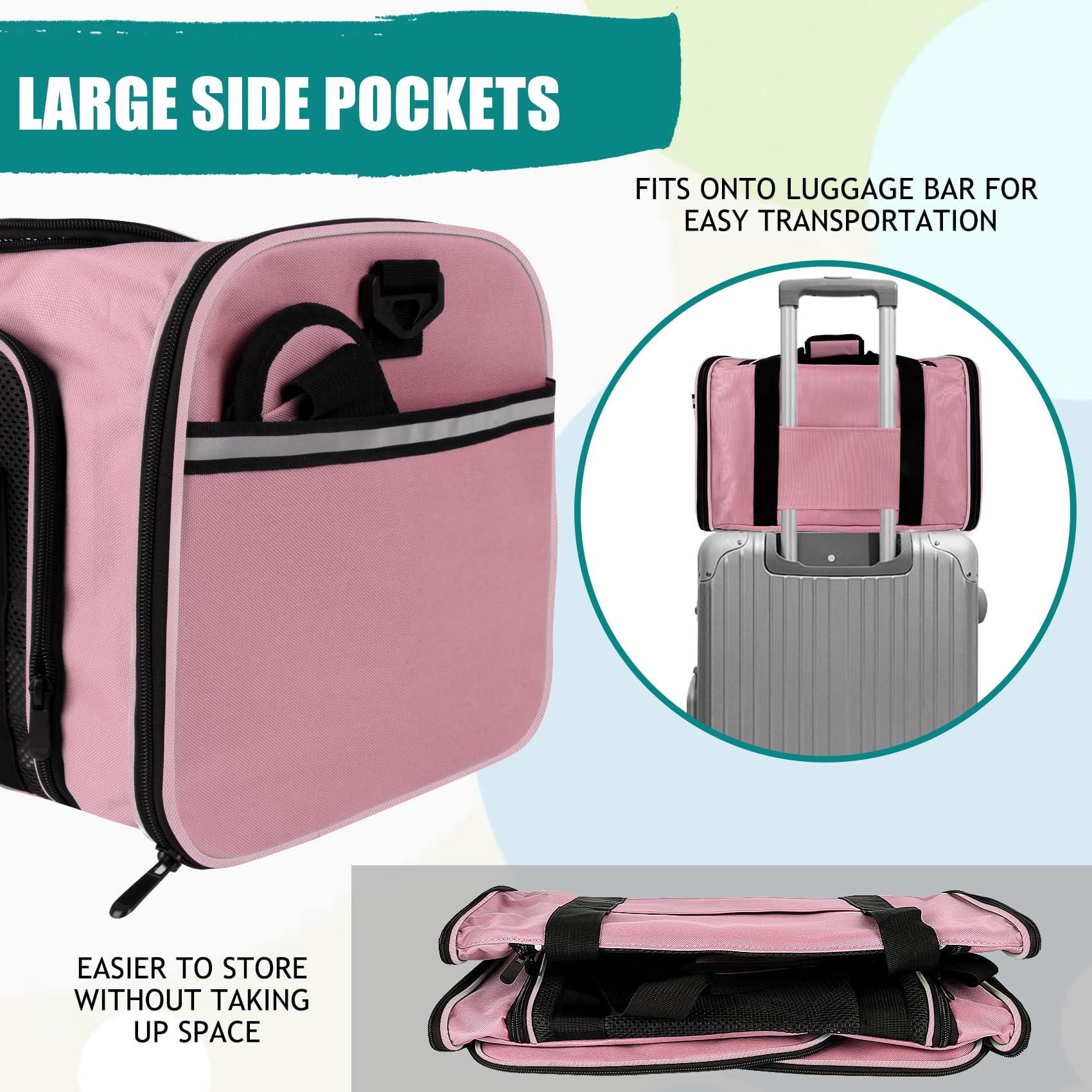 Top tasta medium 18x11x11 carrier with comfortable space for small pets.