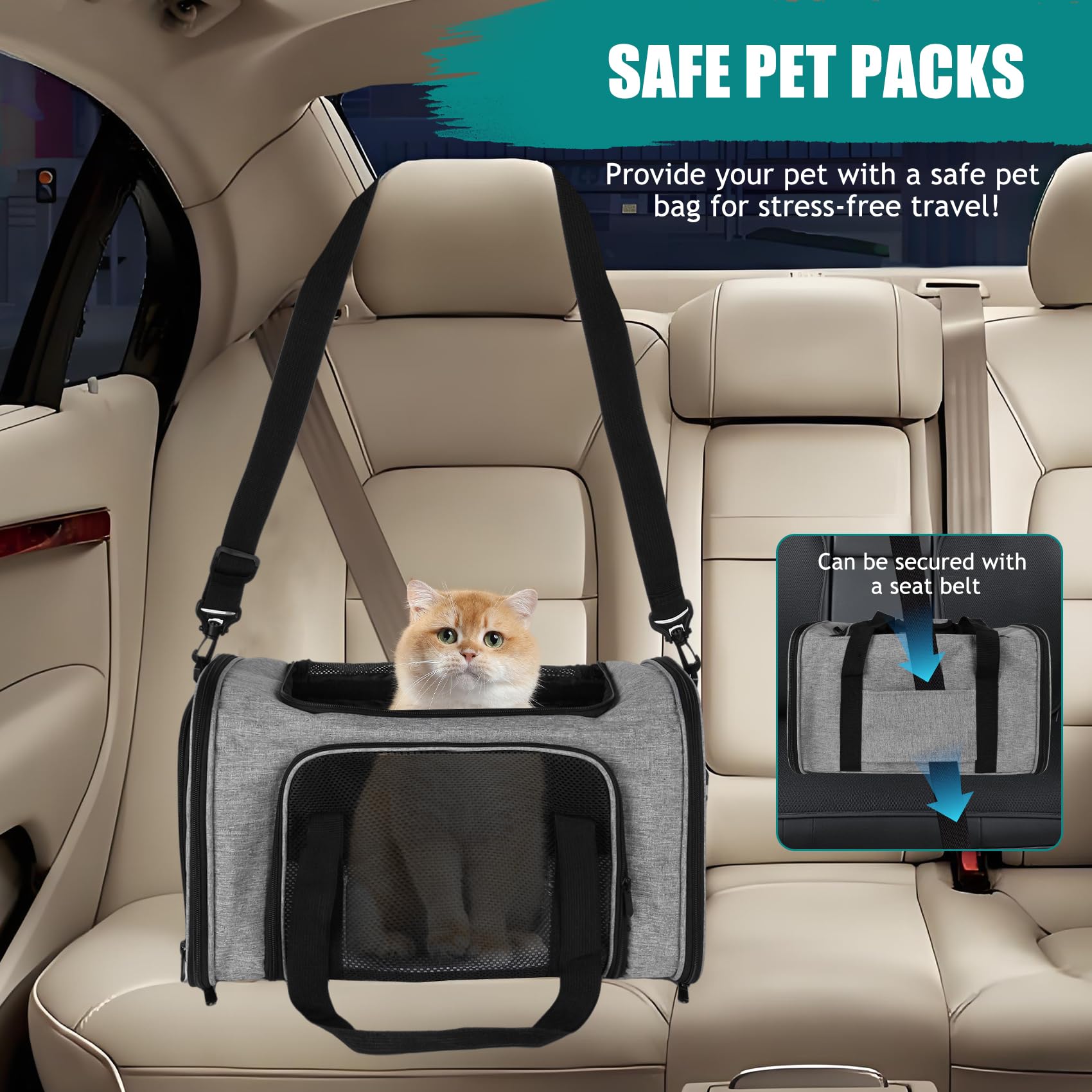 Top tasta removable plush mat offers cozy comfort on every trip