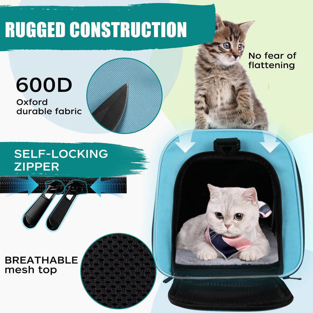 Top tasta soft-sided travel carrier breathable windows improve air circulation