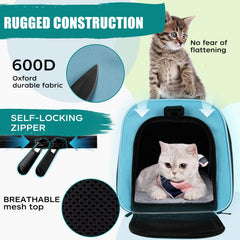 Top tasta soft-sided travel carrier breathable windows improve air circulation