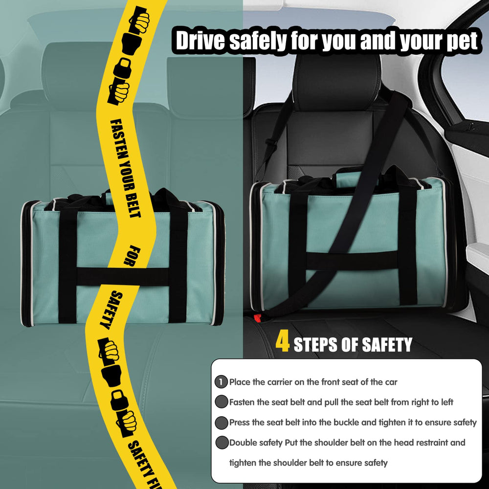 Transportín Top Tasta con cierre de metal, seguridad para mascotas.