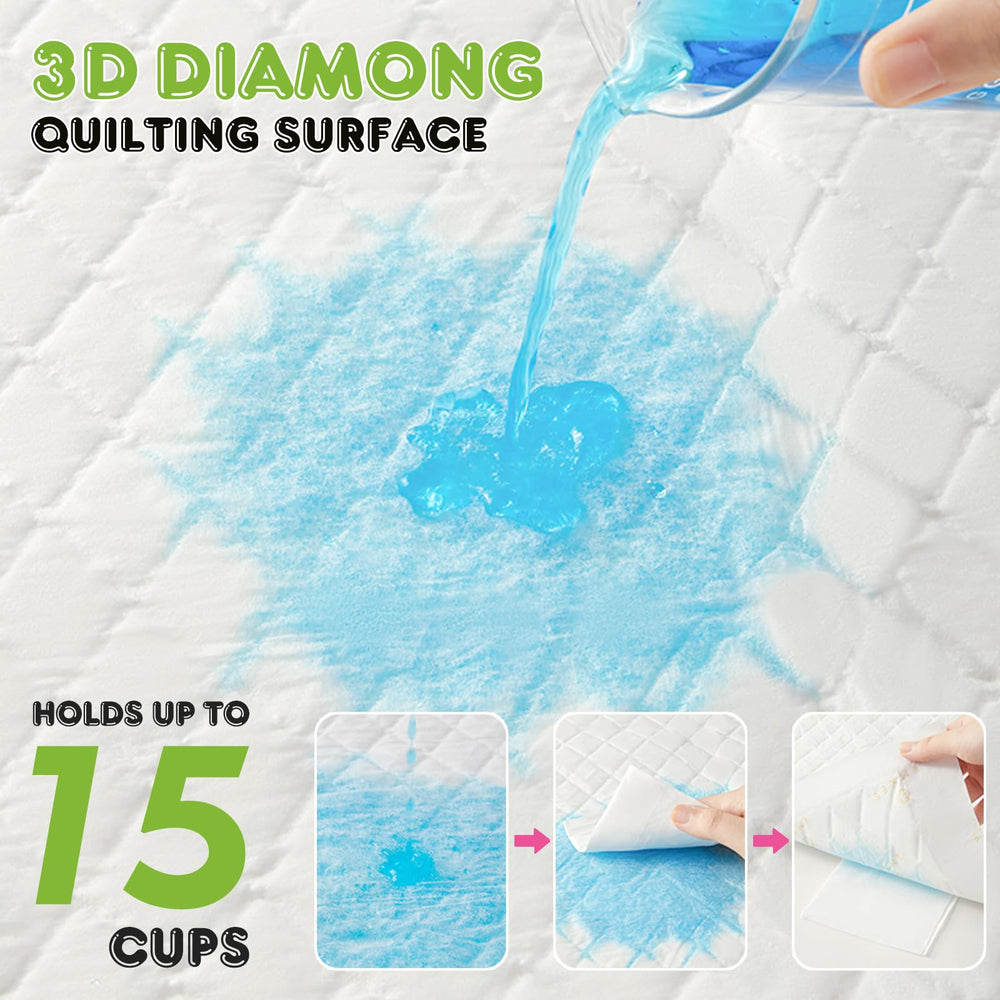 Topfeel pad with heavy-duty bottom prevents leaks and puddling