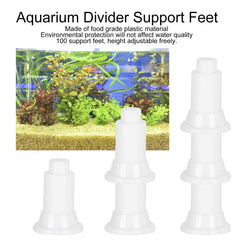 TOPINCN aquarium-divider foot mounted on divider, emphasizes stability and even water separation.