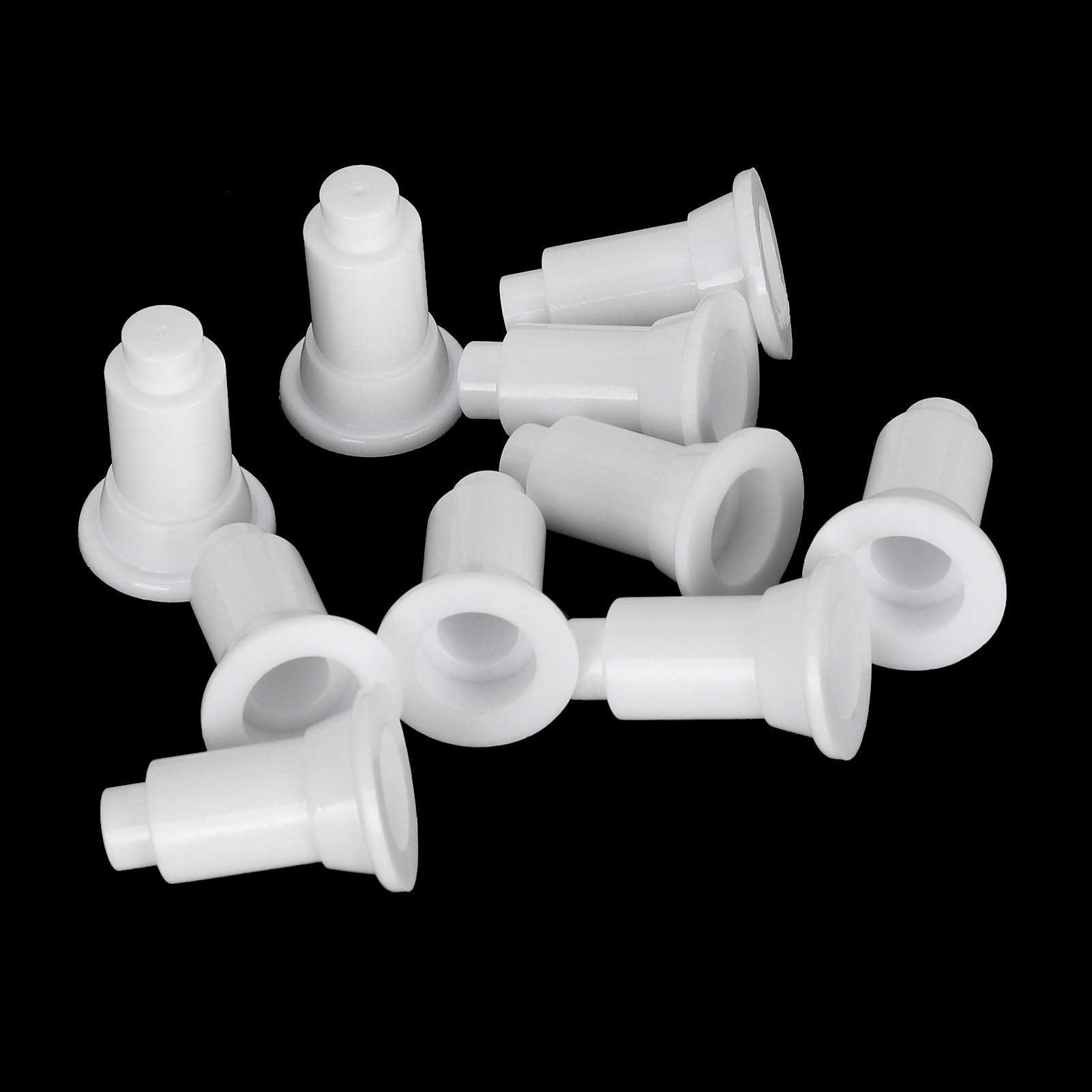 TOPINCN feet lifting divider by 1.8 cm per additional piece, adjustable height range.