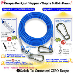 TOPKNOT 20ft cable demonstrates flexible reach for safe, tangle-free outdoor play.