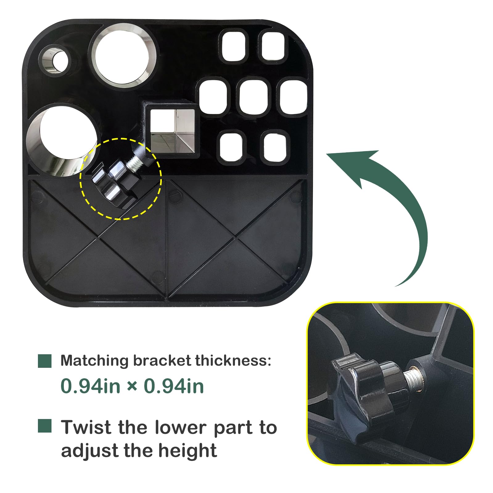 TopLove brushes organizer keeps brushes within reach during grooming.
