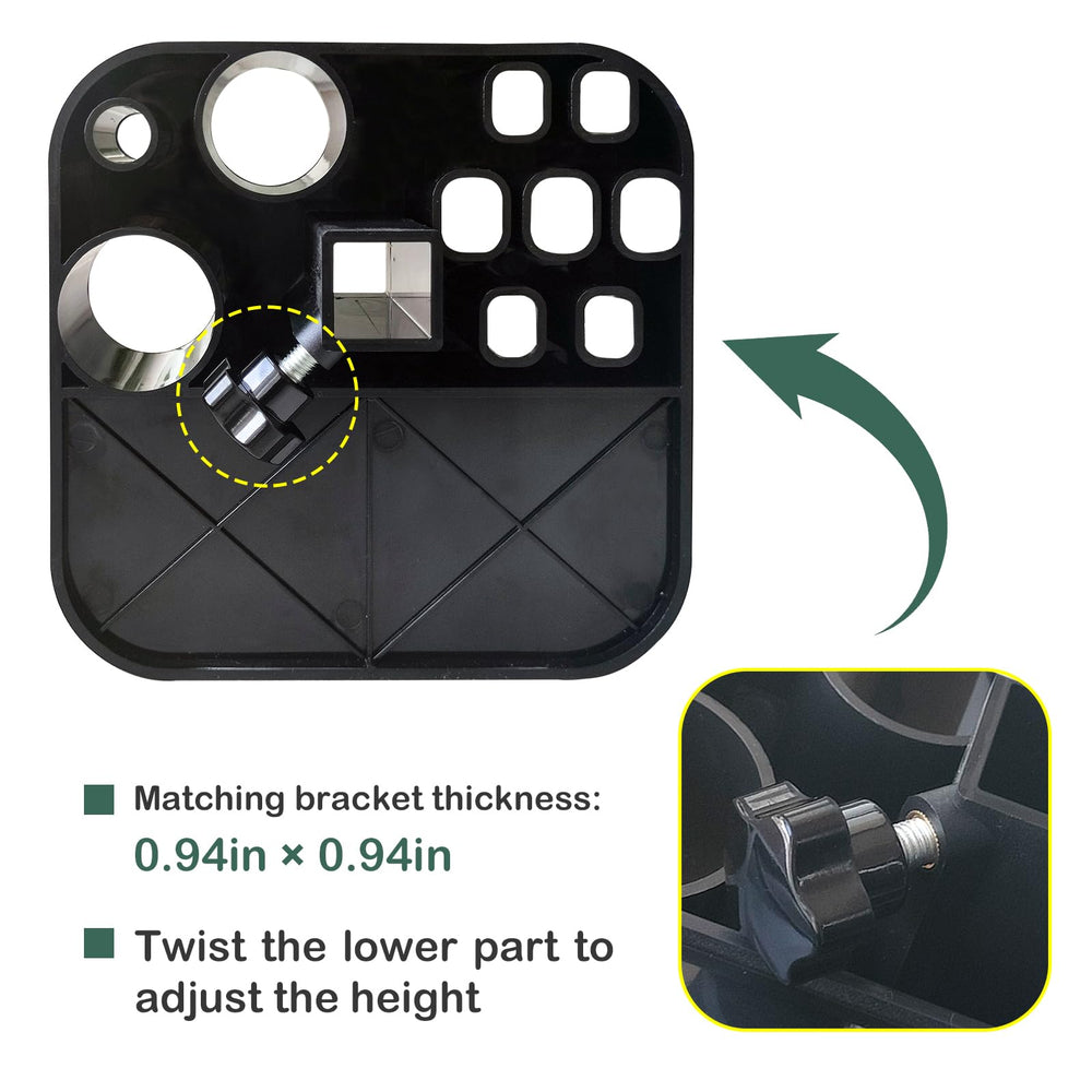 TopLove brushes organizer keeps brushes within reach during grooming.
