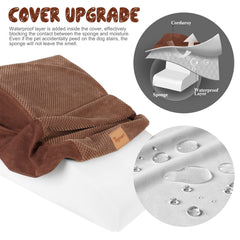 Topmart dog ramp waterproof cover protecting foam during pet use