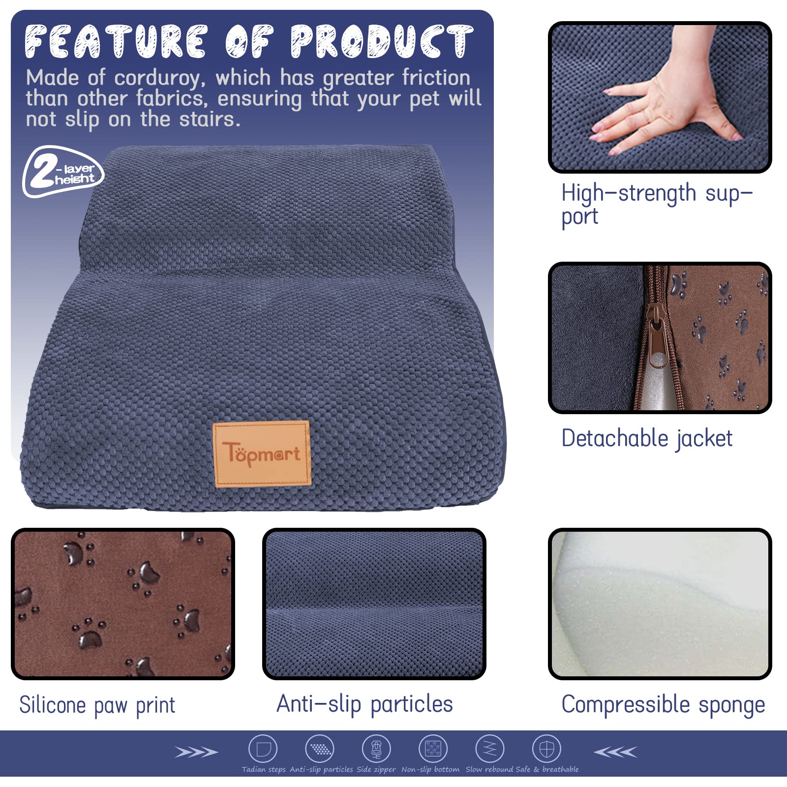 Topmart easy assembly demonstrates quick setup without a bulky frame for convenience.