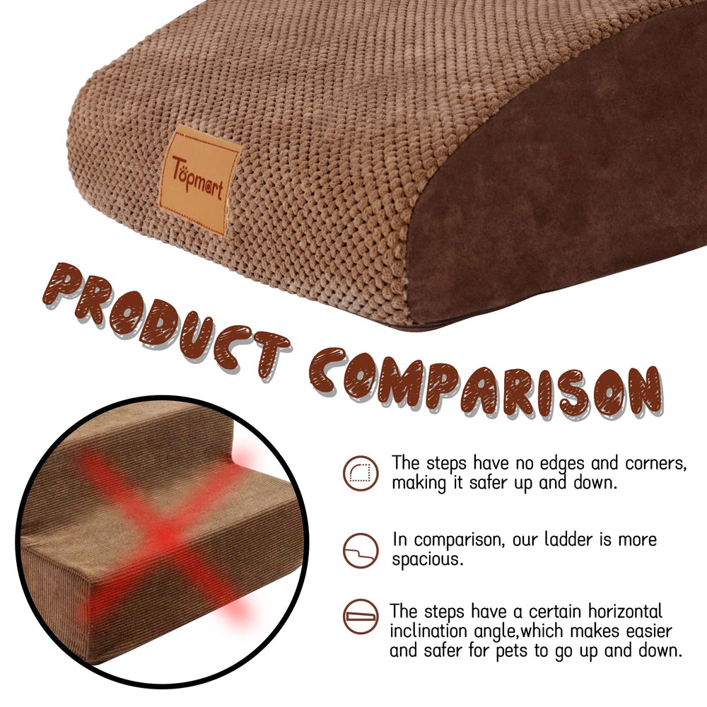 Topmart removable foam cover is machine-washable for easy cleaning
