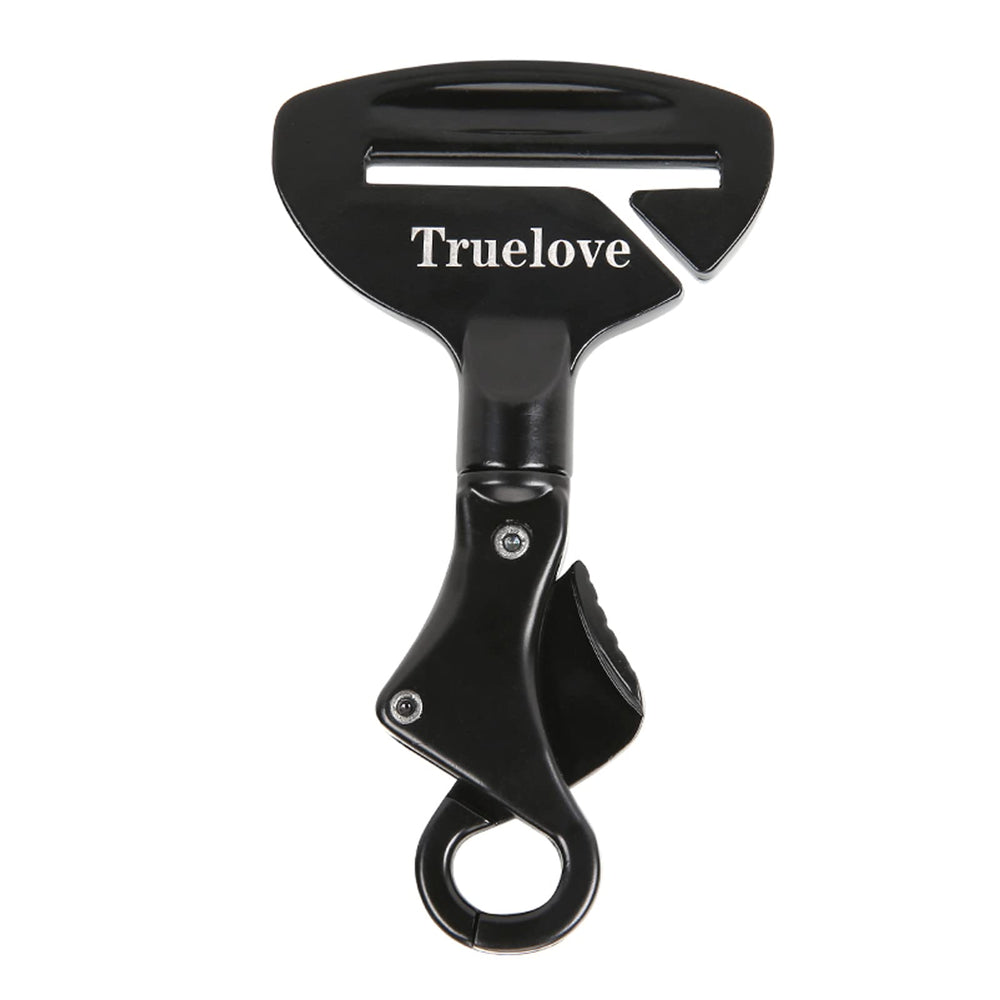 TOPSOSO Truelove buckle lock clip secures your dog for safer car travel.