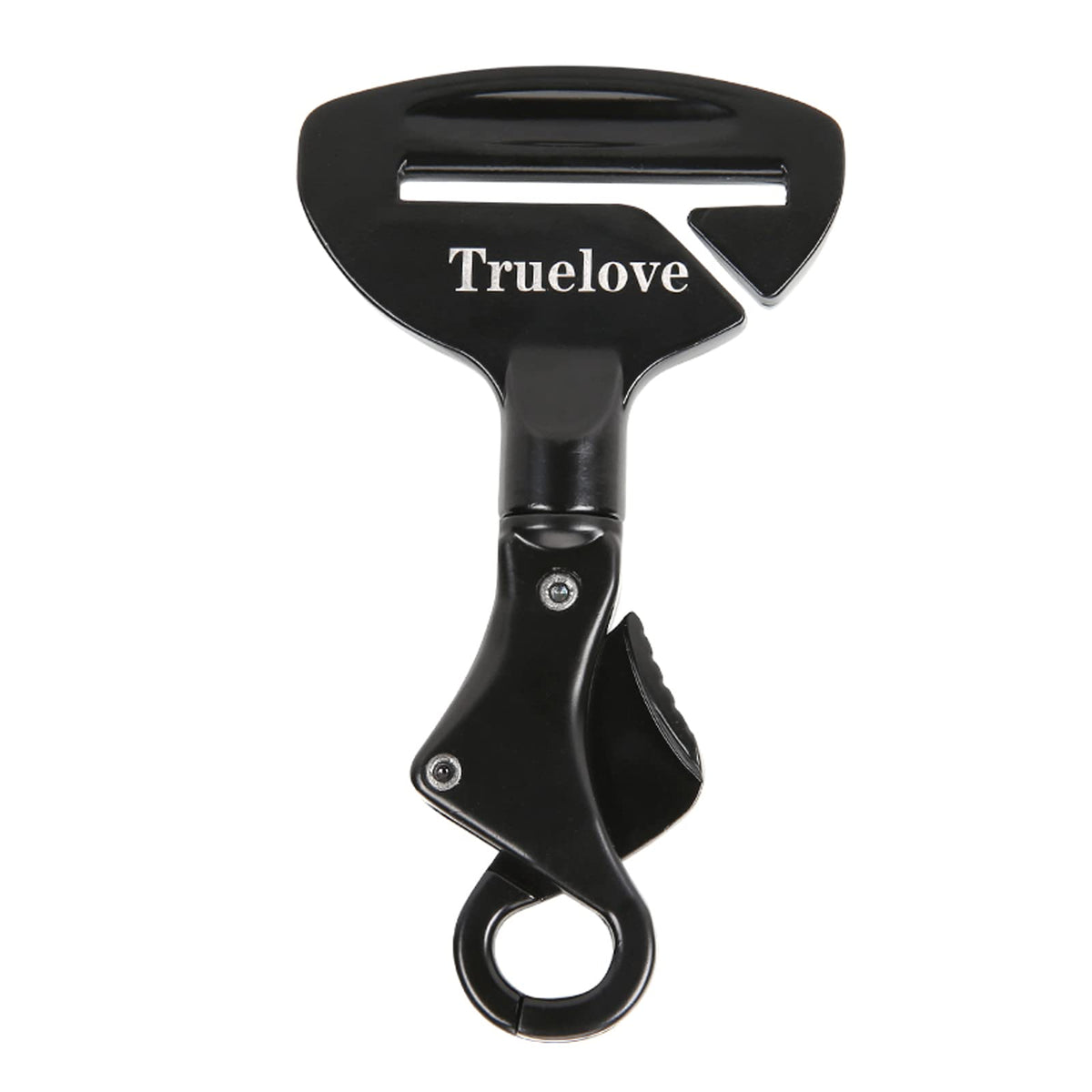 TOPSOSO Truelove buckle lock clip secures your dog for safer car travel.