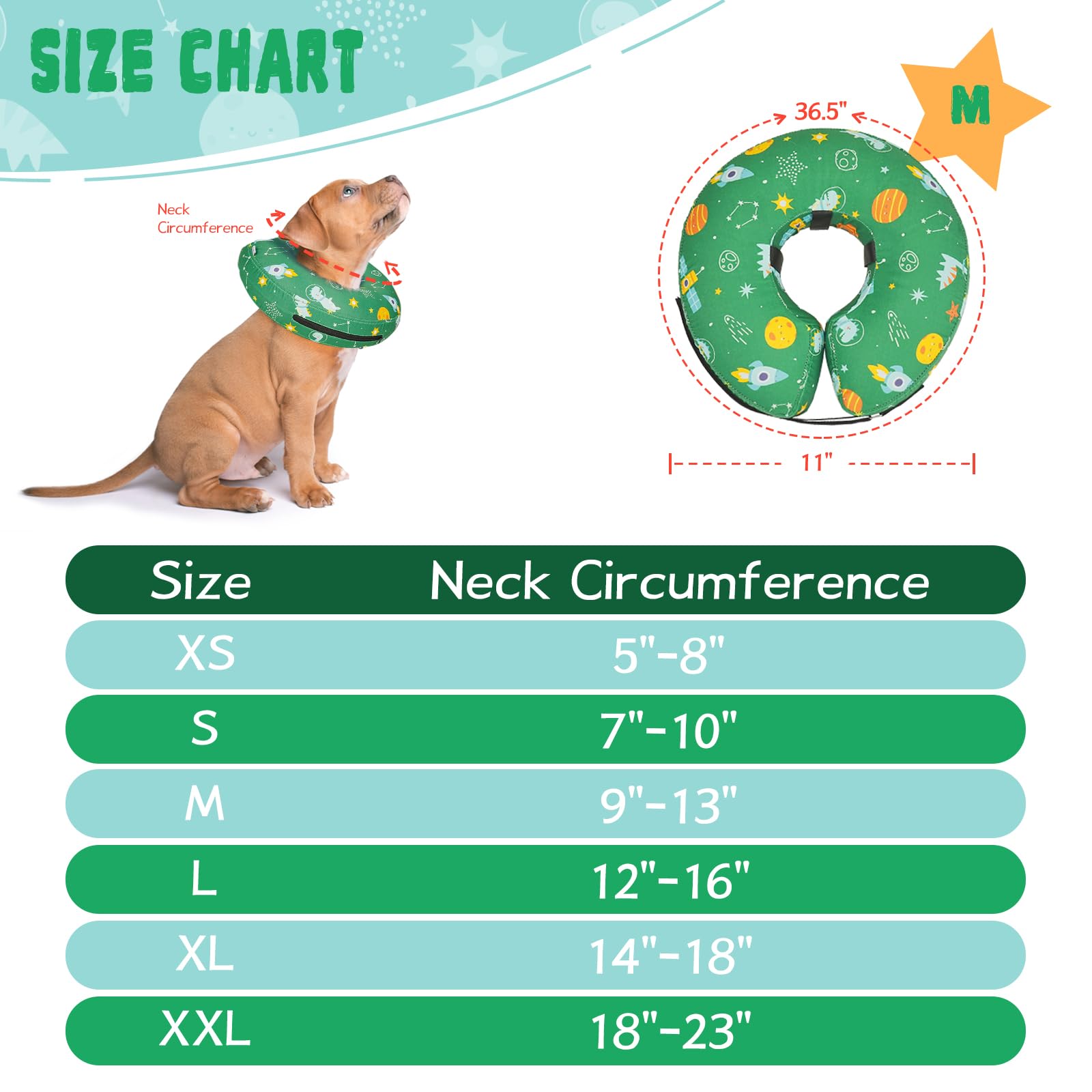 Toptakeit donut collar supports relaxed rest during recovery.