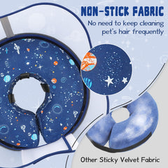 Toptakeit non-stick fabric inflatable collar keeps clean between uses