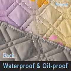 Topthumbs dog bed cover slip-resistant-bottom helps prevent sliding on slick floors.