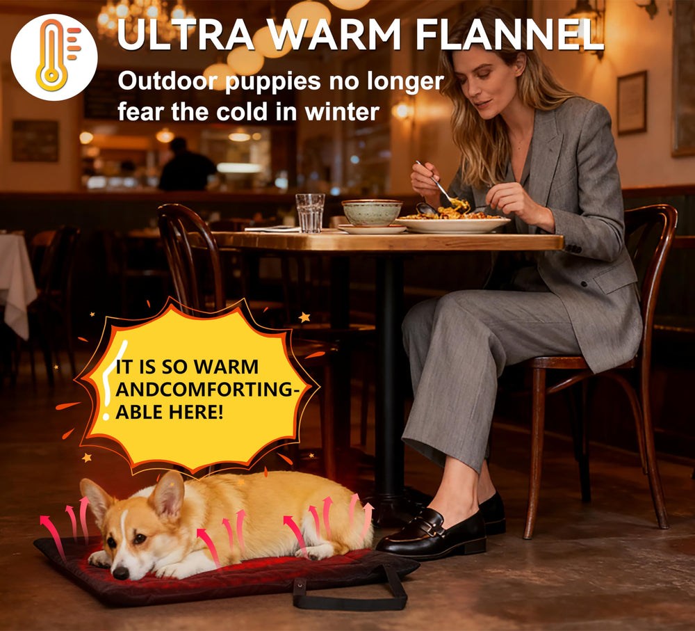 Topyangs waterproof pet mat dual-layer-oxford backing for leak protection.
