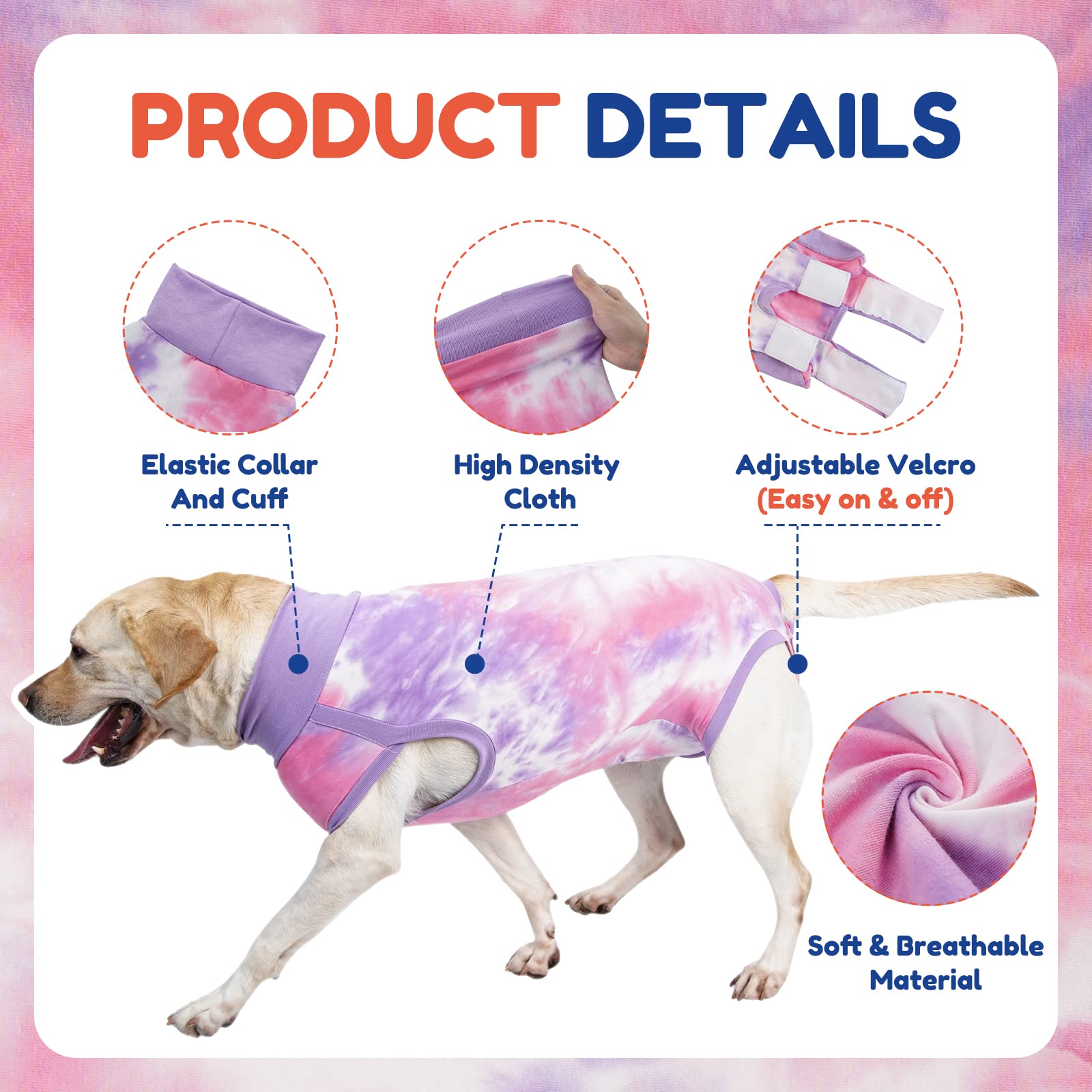 TORJOY cone-alternative dog suit enables eating and play without restriction