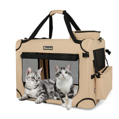 Totoro Ball extra-large cat carrier interior shows spacious area for comfy travel.