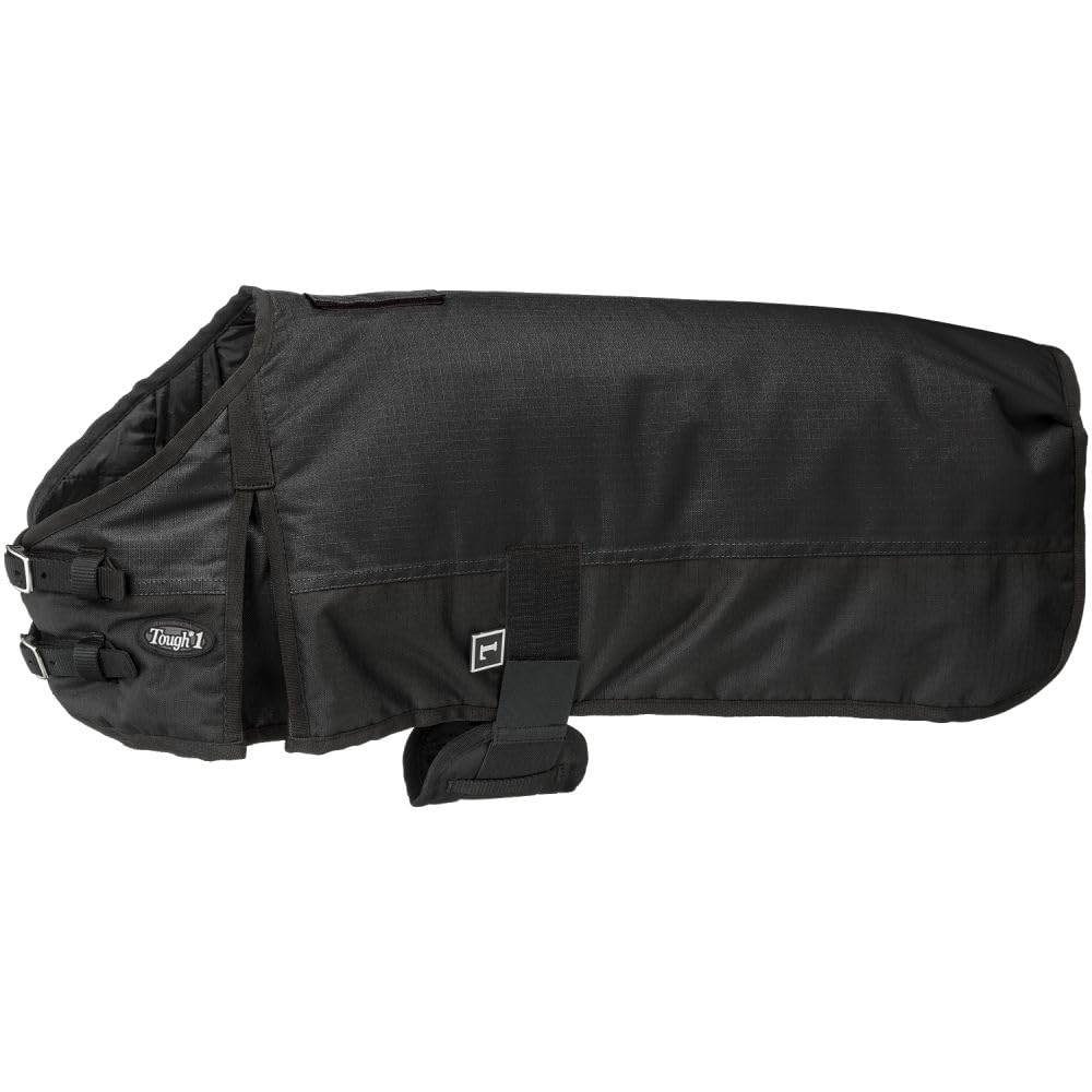 Tough1 600D dog blanket weather shell protects dogs during cold outdoor walks.