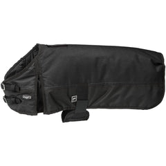 Tough1 600D dog blanket weather shell protects dogs during cold outdoor walks.