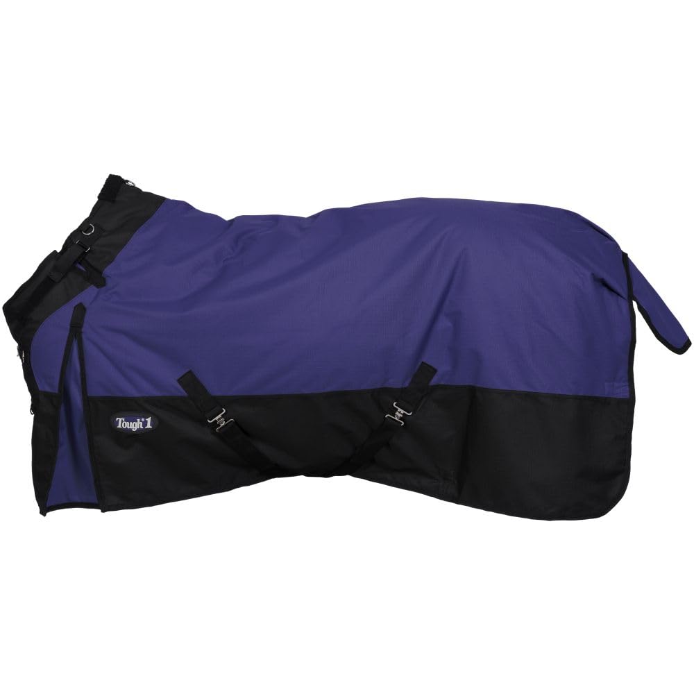Tough1 snuggit turnout blanket 72in purple offers waterproof warmth for horses