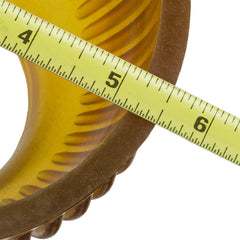 Tough 1 Thick Gum Rubber Slip-On Bell Boots, side view, easy-slip design aids quick booting.