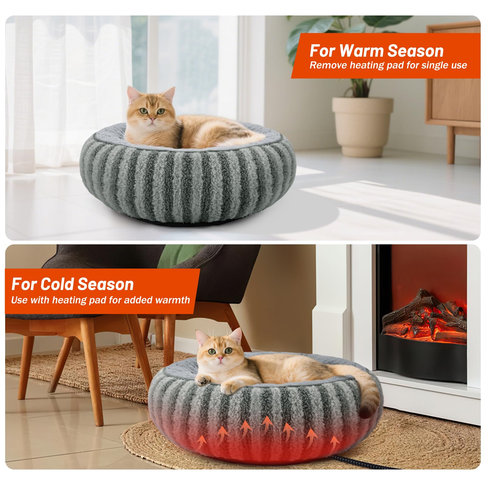 Tovve small-cat bed offers a snug, inviting nest for kittens