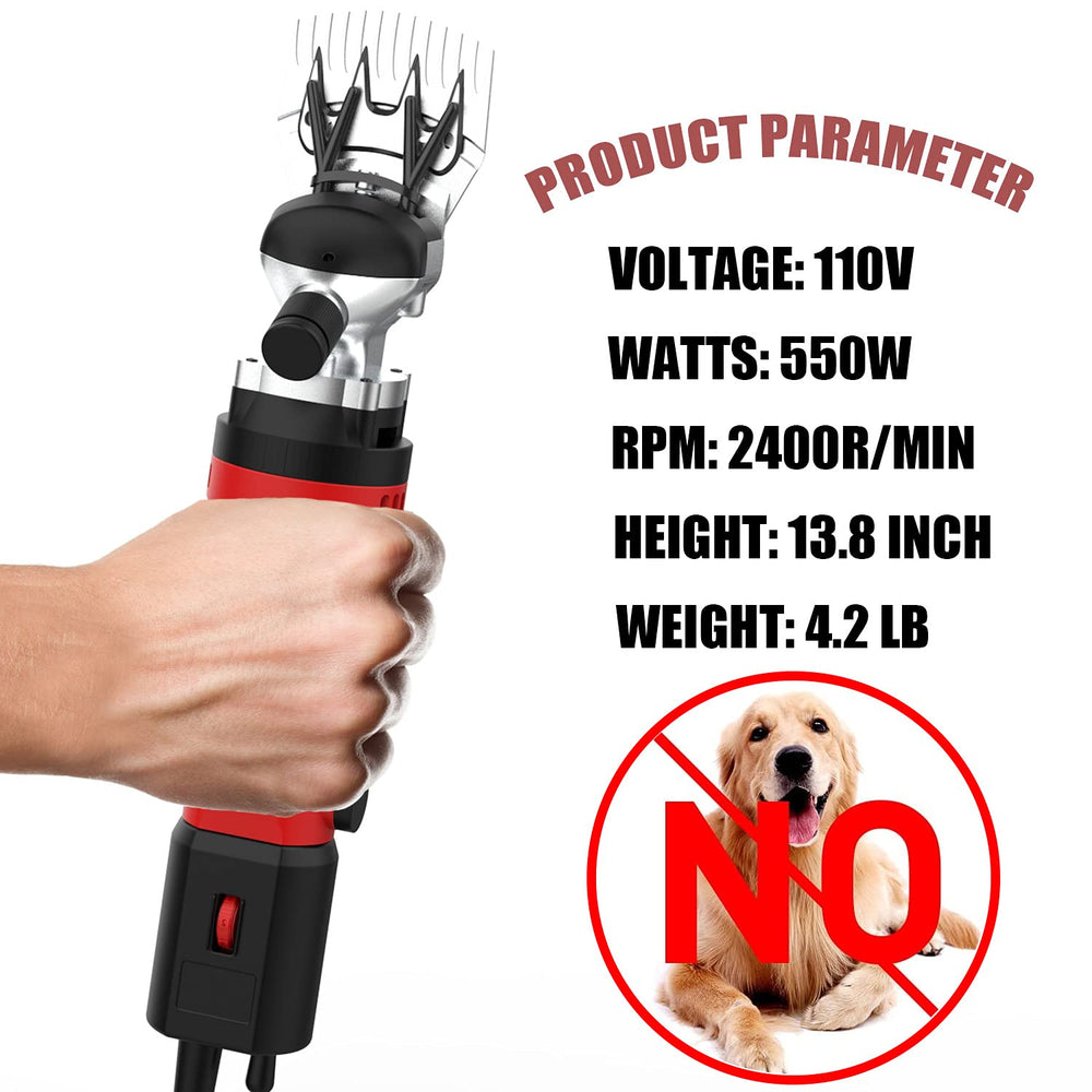 Towiac 550W with 6-speed dial for precise to rapid clipping control