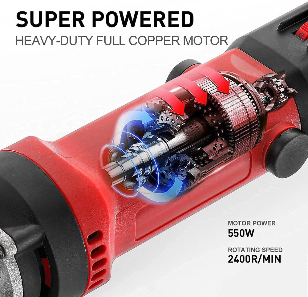 Towiac 550W maintenance view with detachable blades for easy cleaning