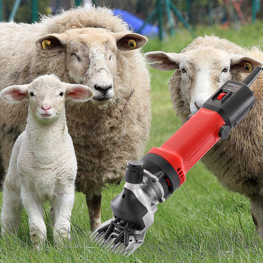 Towiac 550W professional farm tool in use for daily livestock clipping