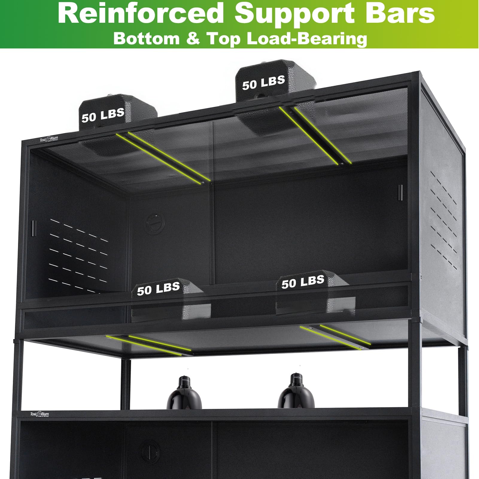 ToxiRium terrarium cable management organizer keeps cords tidy and safe.