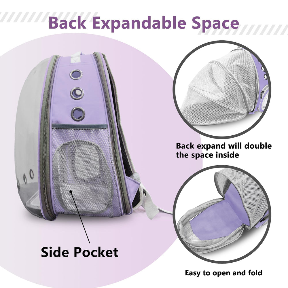 TOYSINTHEBOX cat backpack bottom reinforced base supports pets as they move in and out