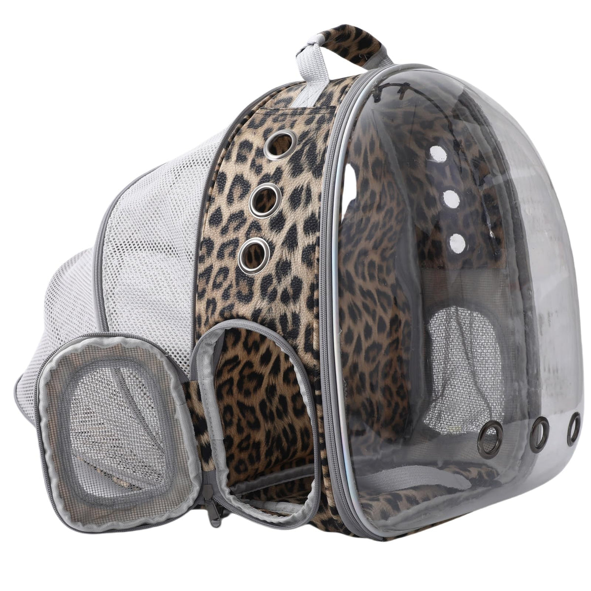 TOYSINTHEBOX cat backpack expandable bubble window offers curious pets a safe outdoor view.