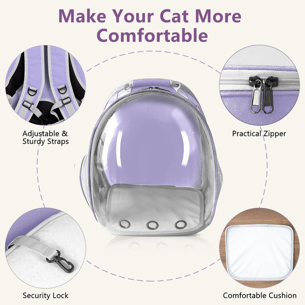 TOYSINTHEBOX cat backpack ventilation nine vents maintains fresh airflow for comfort